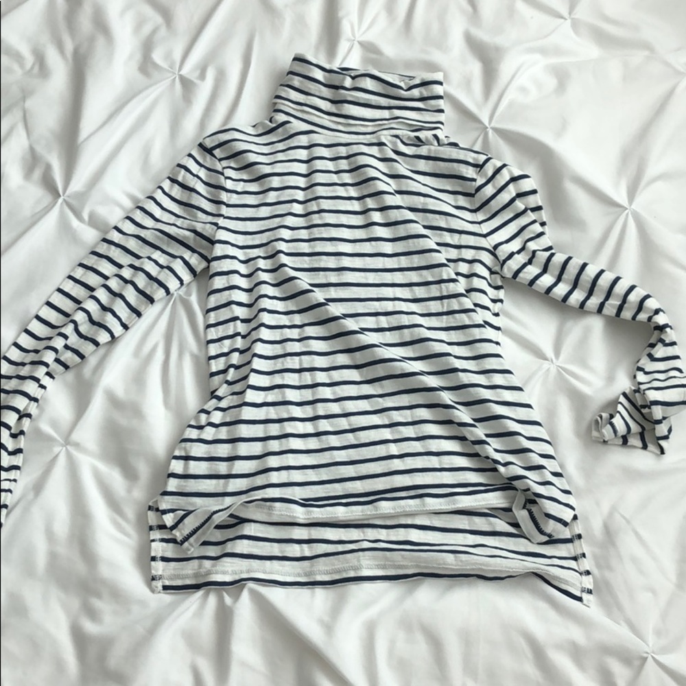 Madewell striped turtleneck
